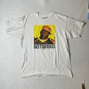The Notorious B.I.G. Brooklyn Mint White Graphic T Shirt‎ Mens XL TG